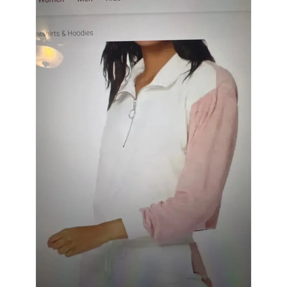 L*Space Best Life Pullover – Size XSmall – Pink & White – NWT - Picture 4 of 5